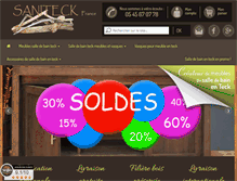 Tablet Screenshot of meuble-salle-bain-teck.fr